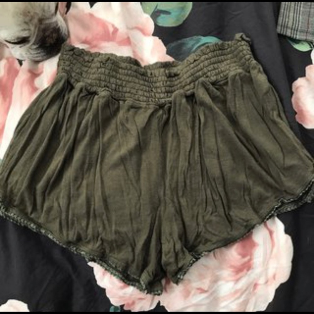 Green shorts